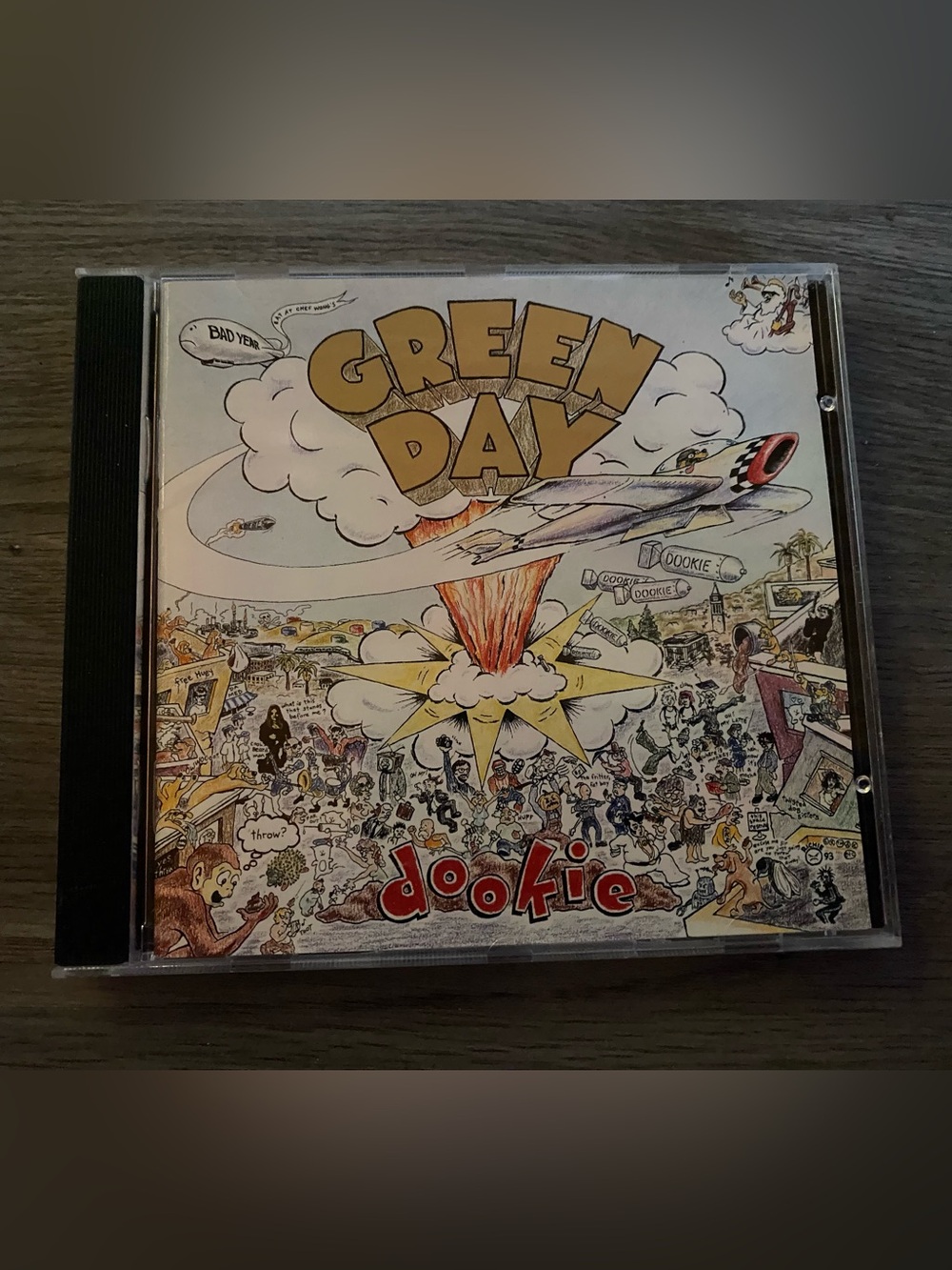 Green Day "Dookie" CD — Illustrated Album Cover — Multicolor